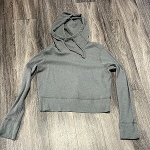 Prana Heather Gray Waffle Knit Top